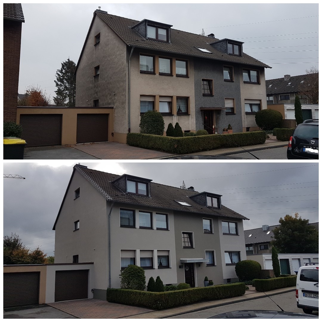 Vorher-Nachher Fassade