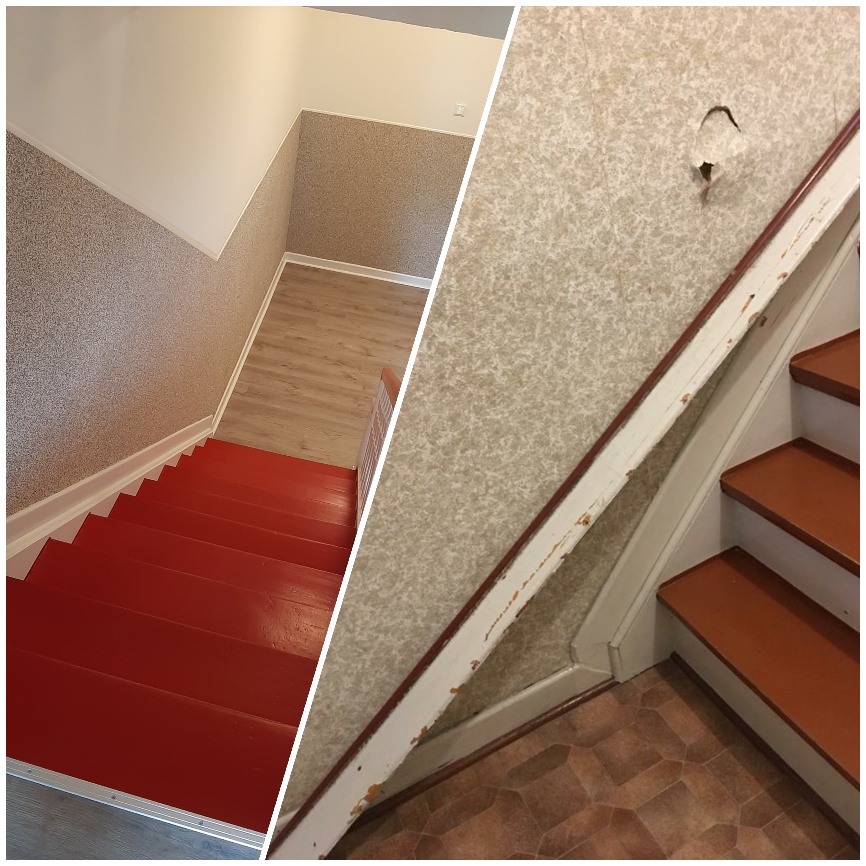 Vorher-Nachher im neuen Glanz